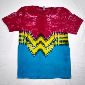 wonder woman tie dye tshirt